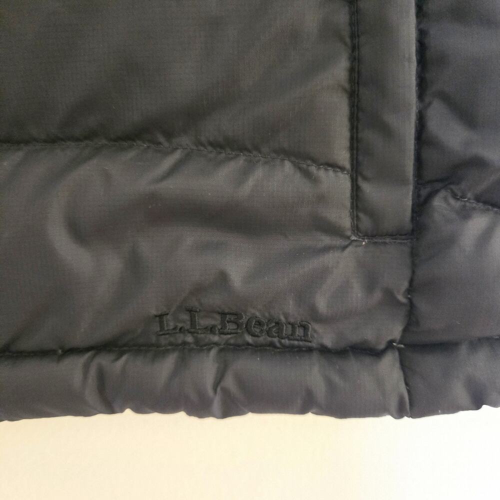 L.L. Bean Black Goose Down Puffer Vest Size XL - Picture 5 of 7